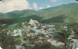 CPA  VIRGIN ISLANDS - French Town In St. Thomas - Islas Vírgenes Americanas