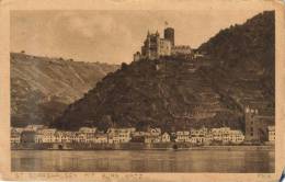 CPSM SANKT GOAR (Allemagne-Rhénanie Palatinat) - Mit Burg Katz - St. Goar