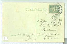 HANDGESCHREVEN BRIEFKAART Uit 1913 * NVPH 55 Van GOES Naar BERGSCHENHOEK  (7002) - Covers & Documents