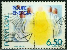 PORTOGALLO, PORTUGAL, RISPARMIO ENERGETICO, 1980, FRANCOBOLLO USATO, Scott 1480, YT 1486, Afi 1496 - Oblitérés