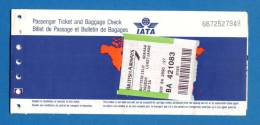 D470 / Billet D´avion Airplane Ticket - IATA -  SOFIA - LONDON  Bulgaria Bulgarie Great Britain Grande-Bretagne - Europa