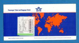 D469 / Billet D´avion Airplane Ticket - IATA -  AMSTERDAM LONDON AMSTERDAM Great Britain Grande-Bretagne Netherlan - Europe