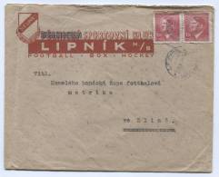 Czech Republic - LIPNIK Nad Becvou, 1944. WW2, Sports Club Envelope - Enveloppes