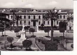 Crotone - Liceo Ginnasio Pitagora - Formato Grande -  Viaggiata 1961 - Crotone