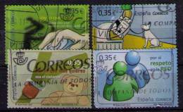 ESPAÑA 2011 - VALORES CIVICOS - EDIFIL Nº 4639-4642 - USADO - Used Stamps