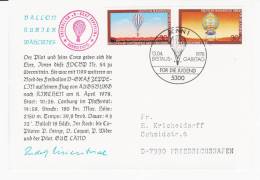 Germany 1978, Ballonpostkarte - Lettres & Documents