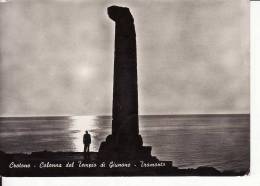 Crotone -  Colonna Del Tempio Di Giunone - Tramonto - Formato Grande - Viaggiata 1961 - Crotone