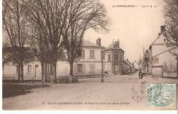 Saint-André-de-L´Eure (Ivry-la-Bataile- Evreux)-1908- La Place Et La Rue De L´Hôtel De Ville-pas Courante - Ivry-la-Bataille