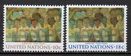 Nations Unies (New-York) - 1974 - Yvert N° 240 & 241 ** - Nuovi