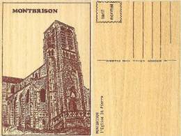 Carte Postale En Bois Eglise St-PIERRE à MONTBRISON (42) - Montbrison