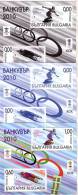 Bulgaria / Bulgarie 2010 Winter Olympic G.- Vancouver S/S + 2 Special S/S -missing Value (perf./ Imperf.) - Unused Stamps