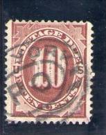 ETATS UNIES D´AMERIQUE 1887-9 TAXE O - Postage Due