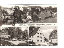 Allemagne. HARTMANNSDORF. KR .DIPPOLDISWALDE. Sperrmauerder Lehnmülensperre, Teilansicht,talsperr - Dippoldiswalde