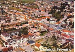 57 - Moselle -  MERLEBACH - FREYMING - Vue Aérienne  -  Format  10,4  X  14,8 - Freyming Merlebach