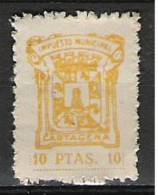 1919-FISCAL LOCAL CARTAGENA MURCIA IMPUESTO 1930  10  PESETAS    REVENUE LOKALMARKEN. - Fiscaux