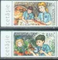 MD 2007-582-3 EUROPA CEPT, MOLDAVIA, 2v, MNH - 2007