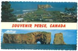 Souvenir Perce, Quebec, Canada, Unused Postcard [13388] - Percé