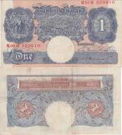 **** ENGLAND - GRANDE-BRETAGNE - 1 POUND PEPPIATT WAR ISSUE - N 91 H 329610 **** EN ACHAT IMMEDIAT !!! - 1 Pond