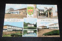 St Gervais D'auvergne  ::::: Carte Multi Vues - Saint Gervais D'Auvergne