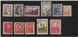 ARGENTINE: Lot 15 Timbres - Colecciones & Series