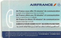 AIR FRANCE (unused) Phone Card - Carte Téléphonique (neuve) N° 421912512 - Andere & Zonder Classificatie