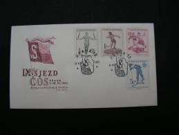 ==  CSR  FDC 1951 Sport - Storia Postale