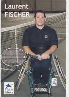 CPM GF -  Carte De Présentation Et De Soutien De La Région Alsace à  Laurent Fischer - Sport Paralimpici