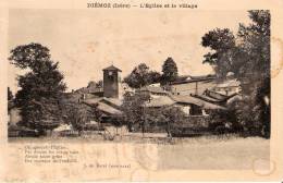 38 DIEMOZ  L Eglise Et Le Village - Diémoz