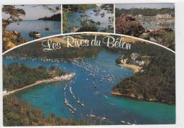 CPM RIEC SUR BELON(29)écrite-les Rives Du Belon-multivues- Grand Format - Moëlan-sur-Mer