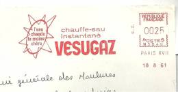 Chauffage, Eau, Gaz, "Vesugaz" - EMA Secap N - Devant D'enveloppe,  (K175) - Gaz