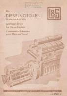 LOHMANNN & STOLTERFOHT WITTEN RUHR  DIESELMOTOREN  MOTEURS DIESEL - Kataloge