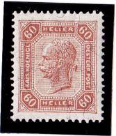 1905 60 HELLER OHNE LACKSTREIFEN  ** - Unused Stamps