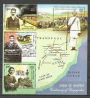 INDIA, 2007,  Centenary Of Satyagraha By Mahatma Gandhi  Miniature Sheet,  MNH,(**) - Mahatma Gandhi