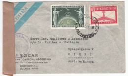 ARGENTINA - Cover, Year 1949, Air Mail, Austrian Censorship, Zensur - Covers & Documents