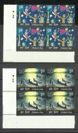 INDIA, 2007,  Children´s Day,  Childrens ,  Set 2 V, Blocks Of 4,With Traffic Lights,  MNH,(**) - Unused Stamps