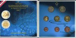 Autriche Austria Coffret Officiel BU 1 Cent à 2 Euro 2007 Dont 2 Euro 50 Ans Du Traité De Rome KM MS16 - Austria