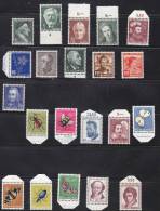 LOT 1941/56   PRO JUVENTUTE  NEUFS*  ( CHARNIERES)  + NEUF** - Unused Stamps