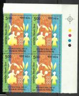 INDIA, 2007,  International Day Of The Disabled Persons, Block Of 4, With Traffic Lights, MNH,(**) - Unused Stamps