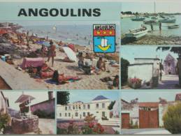 17 - ANGOULINS - Divers Aspects. (Multivues Avec Blason) - Angoulins