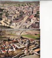 La Tour D´Aigues Vue Générale  à Voir Ensemble 2 Cartes - La Tour D'Aigues