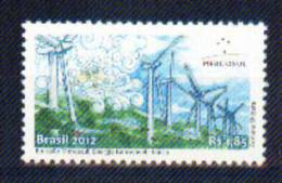 Brasil 2012 ** MERCOSUR. Renewable Energy: Wind. - Unused Stamps