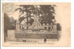 92  - SEVRES-VILLE D´ AVRAY  - Monument De Gambetta  -  Carte Précurseur  - Petite Animation - Ville D'Avray