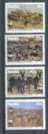 Nad111s WWF FAUNA PAARDEN HARTMANN´S MOUNTAIN ZEBRA HORSES PFERDE NAMIBIA 1991 PF/MNH - Gibier