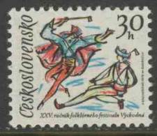 Tschechoslowakei Czechoslovakia 1978 Mi 2457 YT 2303 SG 2419 ** Dancers - 25th Vychodna Folklore Festival / Volkstanz - Unused Stamps