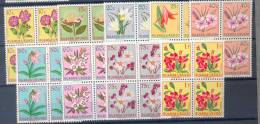 Ruanda - Urundi : Ocb Nr : 177 - 185 ** MNH (zie Scan) Blocks Of 4 - Unused Stamps