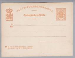 Luxemburg Ganzsache 1876- 10Cent Mi#14 ** Ungebraucht H=97mm - Interi Postali