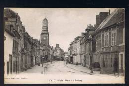 RB 911 - Early Postcard - Rue De Bourg - Doullens France - Picardie