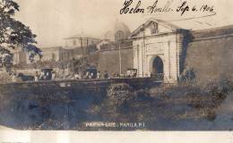 PARIAN GATE MANILA CARTE PHOTO - Philippines