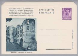 Luxemburg Bild-Kartenbrief 1938 70Cent Mi#K1 **ungebraucht Bild Beaufort - Entiers Postaux