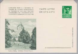 Luxemburg Bild-Kartenbrief 1938 1.25Fr. Mi#K2 **ungebraucht Bild Colmar-Berg - Interi Postali